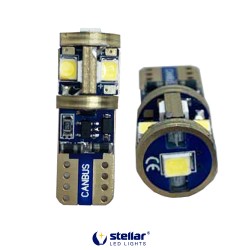 LED автолампа K10 STELLAR цоколь T10/W5W CAN BUS Белый (1 шт.)